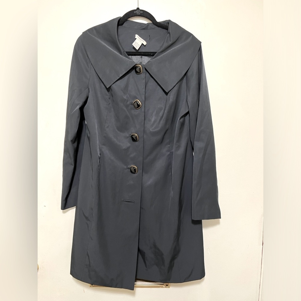 VERTIGO PARIS | Trench Coat | Black | Size Large